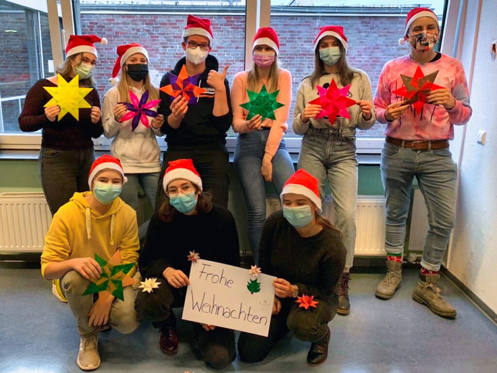 Gruppenfoto, Weihnachten